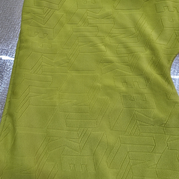 Nike Cutout One-Piece Swimsuit Green Textured Sporty Minimalist M - Picture 6 of 6